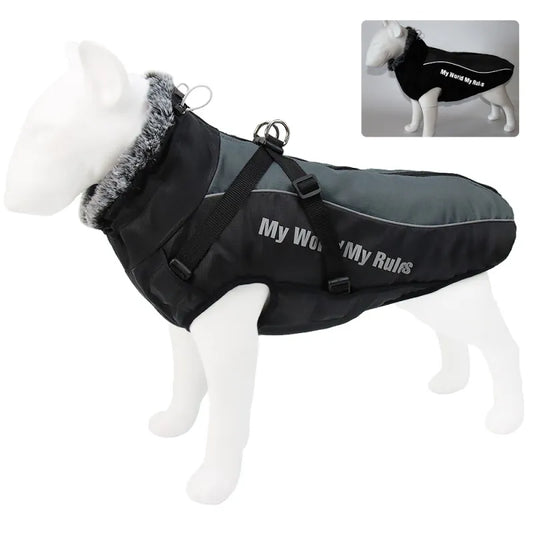 Pet Warm Reflective Padded Coat - MCD Trade & Services