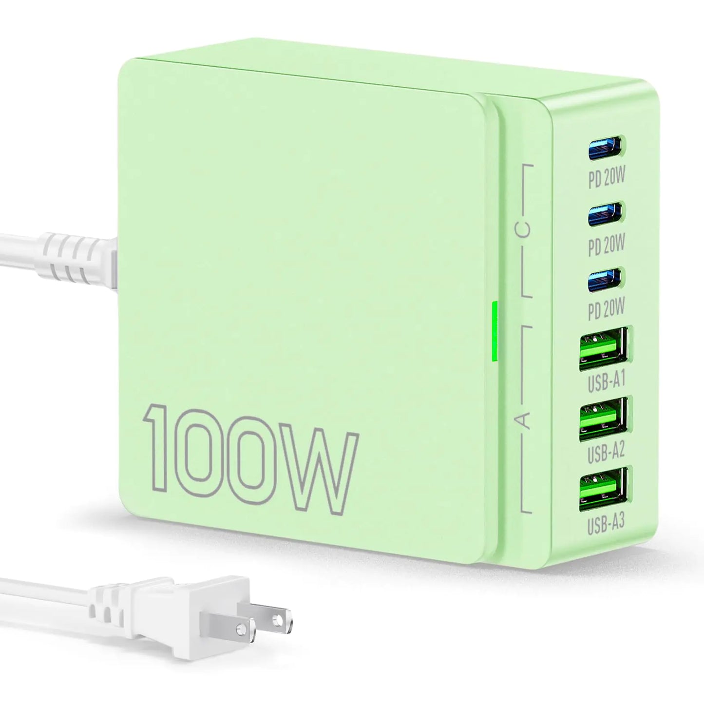 USB C charger: 100W 6 Ports - MCD Trade & Services